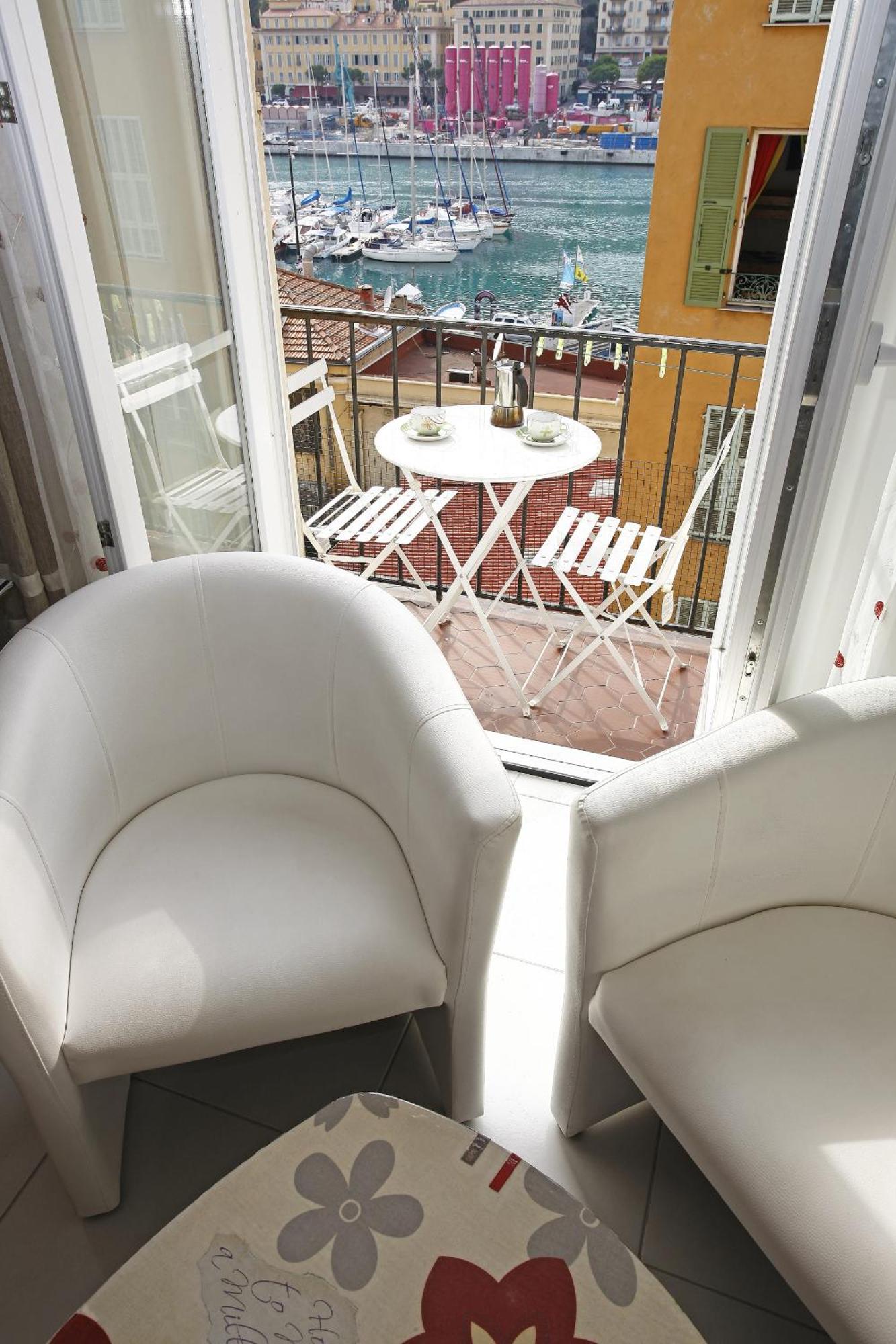 Aigue-Marine - Superbe Appartement Vue Mer 4 Personnes Au Port De Nice Eksteriør billede