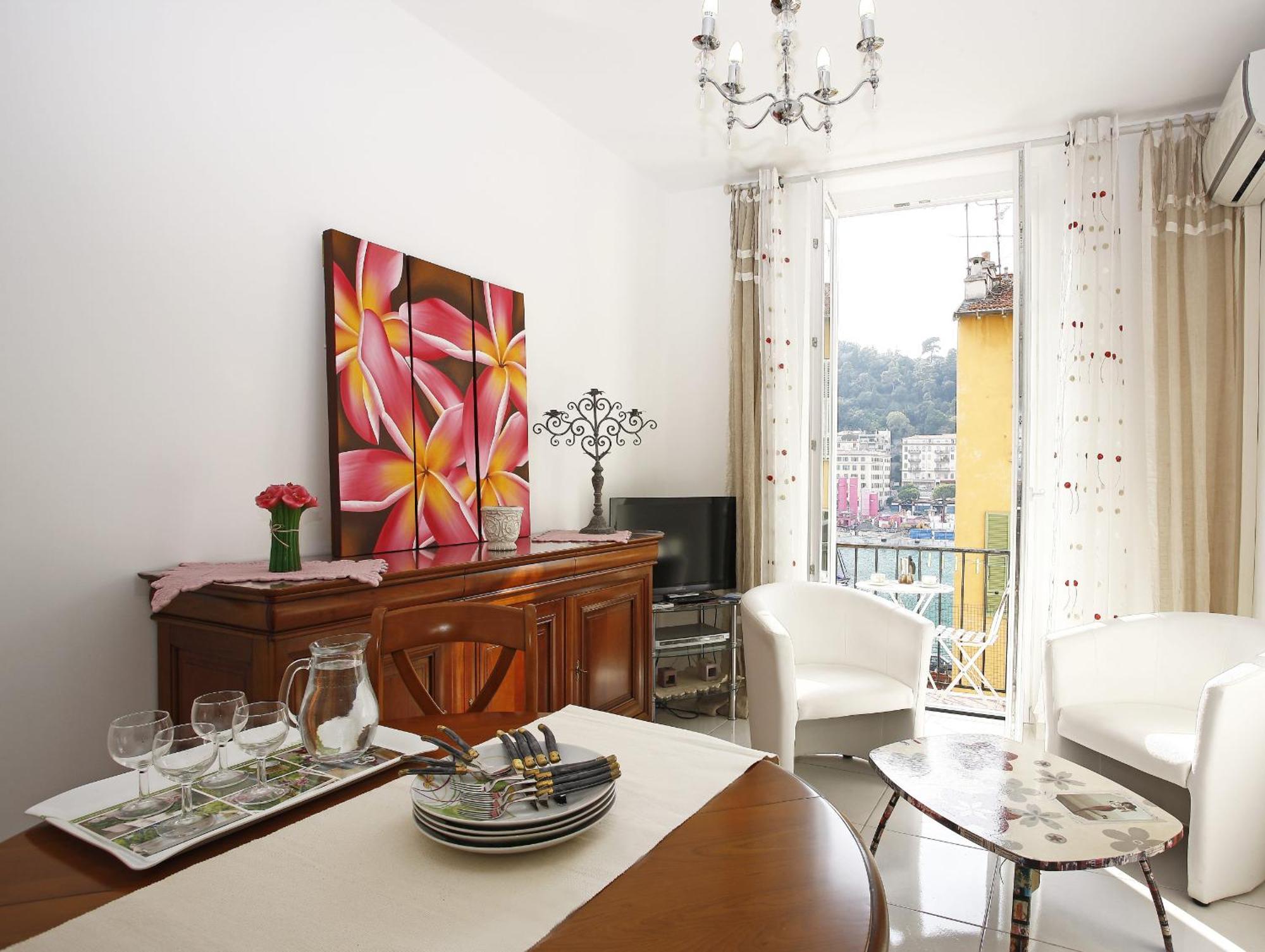 Aigue-Marine - Superbe Appartement Vue Mer 4 Personnes Au Port De Nice Eksteriør billede